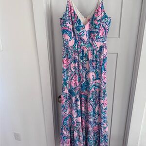 Colorful Paisley Lily Maxi Dress